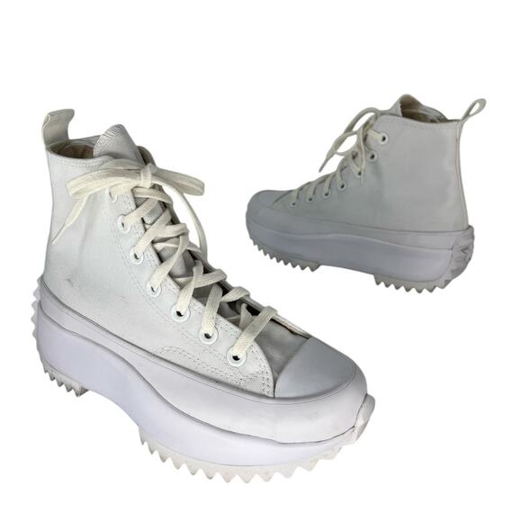 Converse Platform Run Star Hike High Sneakers Optical White - Picture 4 of 14